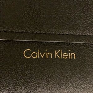 Calvin Klein tote bag with small matching makeup bag